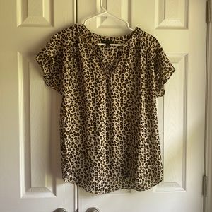 Banana Republic Leopard Blouse